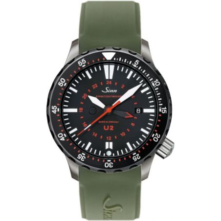 Montre Sinn Diving Watch U2 SDR (EZM 5) Silicone Strap 
