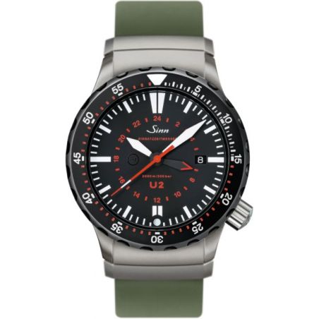 Montre Sinn Diving Watch U2 SDR (EZM 5) Silicone Strap 