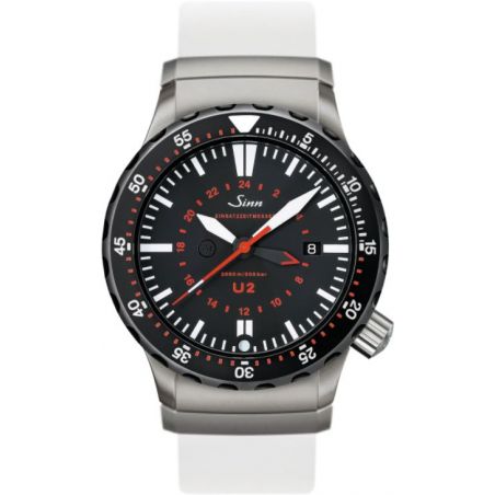 Montre Sinn Diving Watch U2 SDR (EZM 5) Silicone Strap 