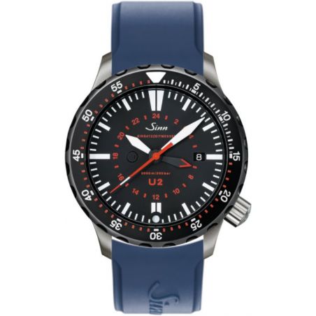 Montre Sinn Diving Watch U2 SDR (EZM 5) Silicone Strap 