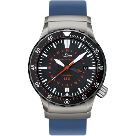 Montre Sinn Diving Watch U2 SDR (EZM 5) Silicone Strap 