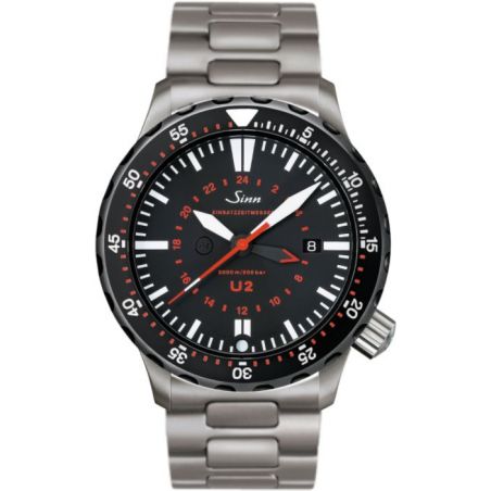 Montre Sinn Diving Watch U2 SDR (EZM 5) Solid Strap 