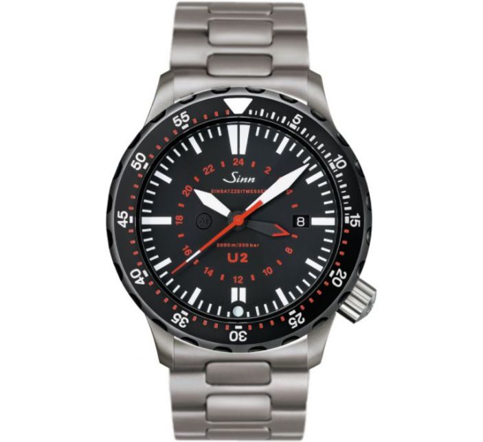 Montre Sinn Diving Watch U2 SDR (EZM 5) Solid Strap 