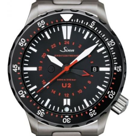 Montre Sinn Diving Watch U2 SDR (EZM 5) Solid Strap 