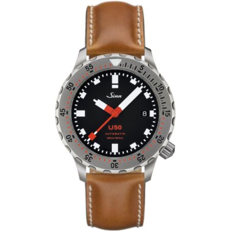 Diving Watch U50 Leather Strap - Sinn 