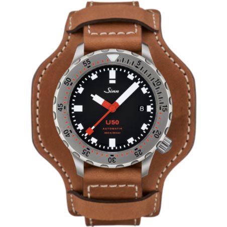 Diving Watch U50 Leather Strap - Sinn 