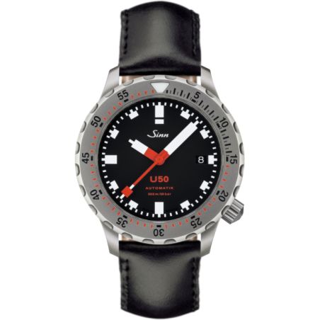 Diving Watch U50 Leather Strap - Sinn 