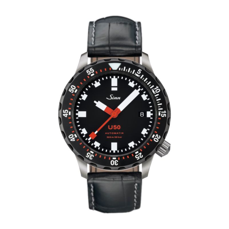 Diving Watch U50 SDR Leather Strap - Sinn 