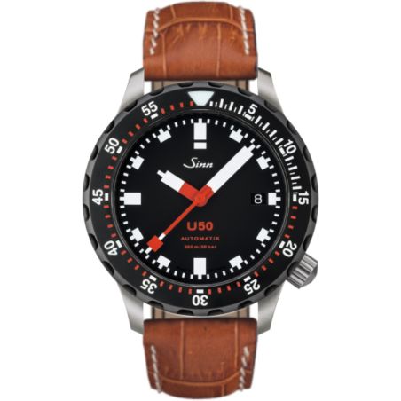 Diving Watch U50 SDR Leather Strap - Sinn 