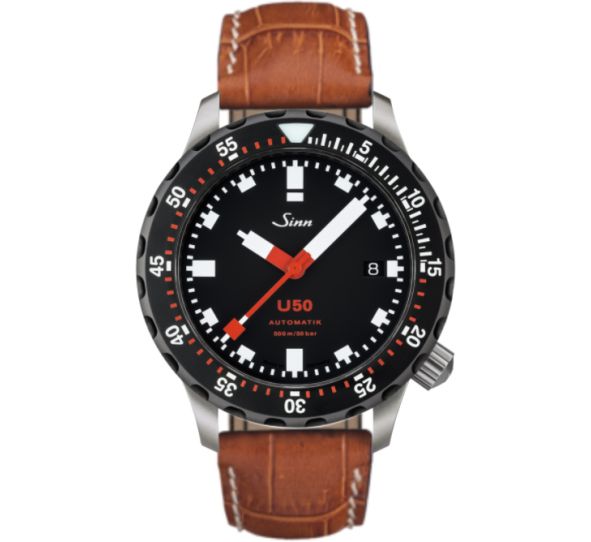 Diving Watch U50 SDR Leather Strap - Sinn 