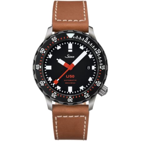 Diving Watch U50 SDR Leather Strap - Sinn 