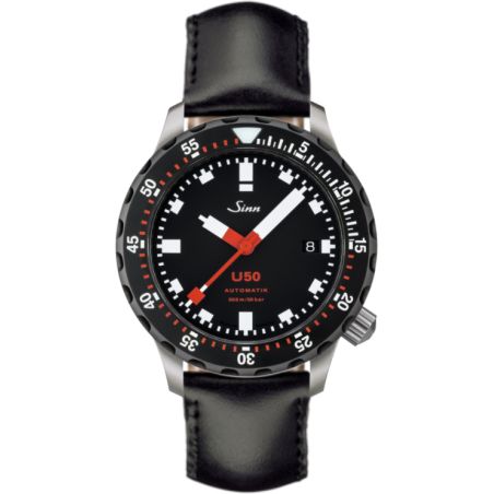 Diving Watch U50 SDR Leather Strap - Sinn 