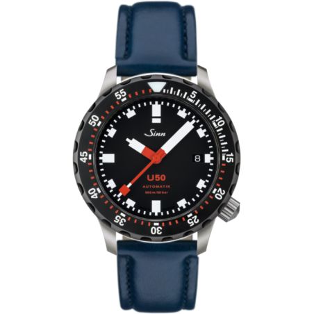 Diving Watch U50 SDR Leather Strap - Sinn 