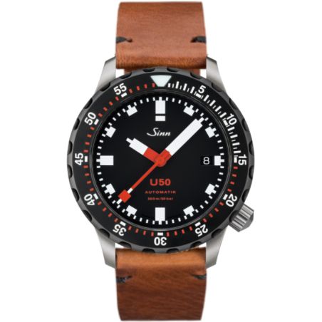 Diving Watch U50 SDR Leather Strap - Sinn 