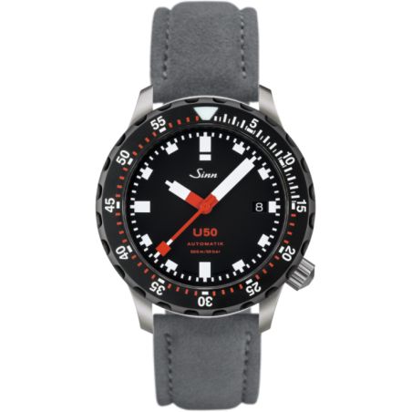 Diving Watch U50 SDR Leather Strap - Sinn 