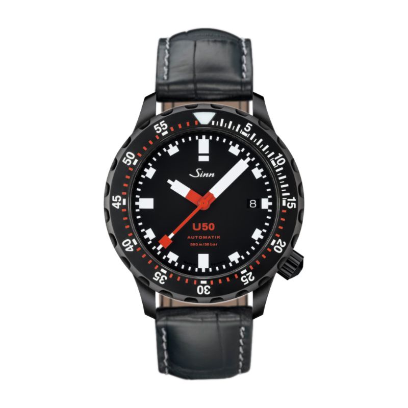 Diving Watch U50 S Leather Strap - Sinn 