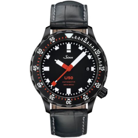 Diving Watch U50 S Leather Strap - Sinn 