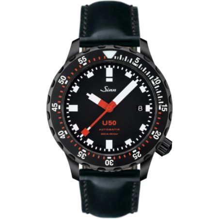 Diving Watch U50 S Leather Strap - Sinn 