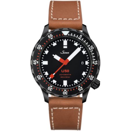 Diving Watch U50 S Leather Strap - Sinn 