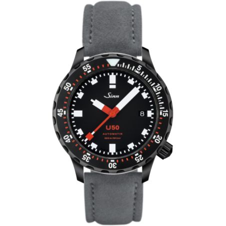 Diving Watch U50 S Leather Strap - Sinn 