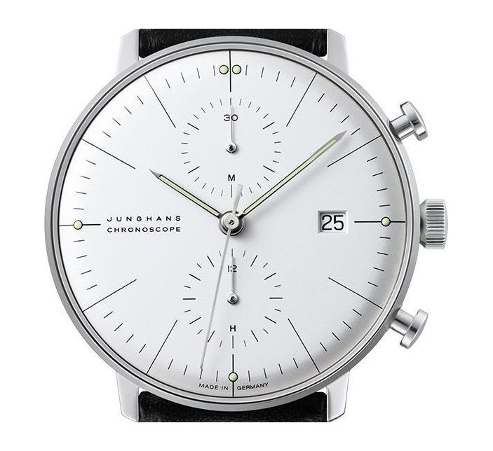 Montre Junghans Max Bill Chronoscope Saphir 027/4600.02