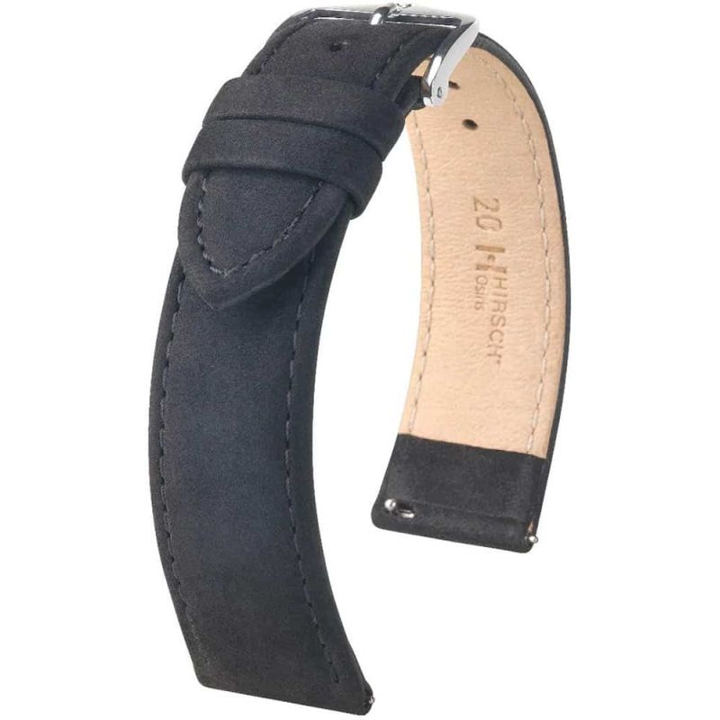 Bracelet Hirsch Osiris Nubuck Noir