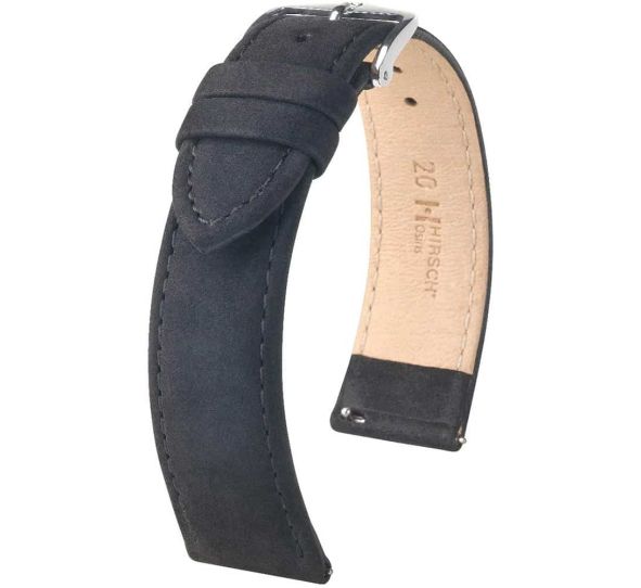 Bracelet Hirsch Osiris Nubuck Noir