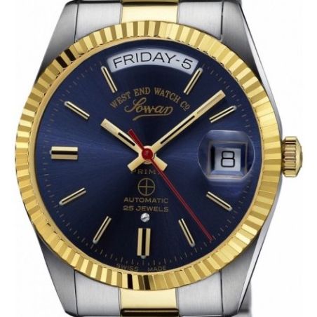 The Classics Automatic Silver/Gold/Blue - West End Watch Co.