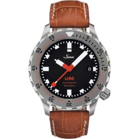 Diving Watch U50 Tegiment Leather Strap - Sinn 