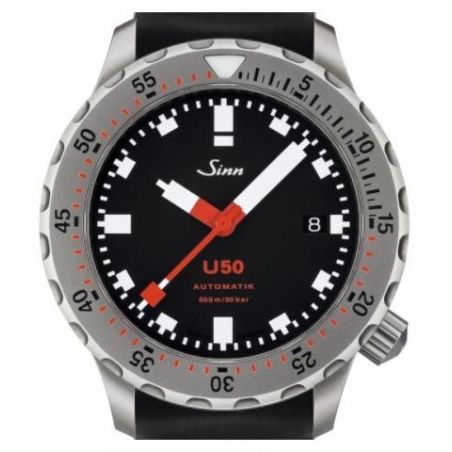 Diving Watch U50 Tegiment Silicone Strap - Sinn 