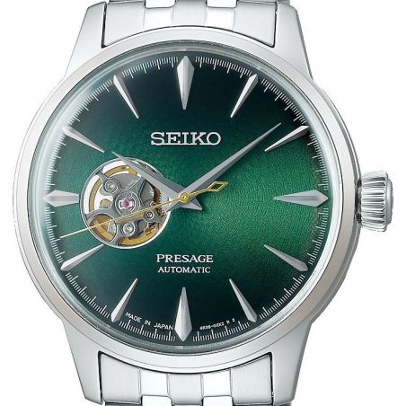 Presage Cocktail Automatique Cœur Ouvert « Aquapulco » SSA441J1 - SEIKO