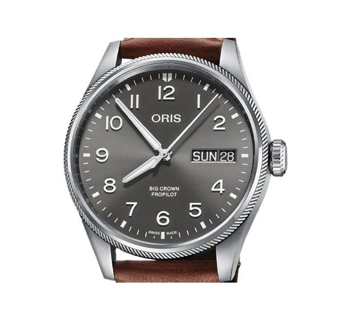 Big Crown ProPilot Big Day Date Grey Leather - Oris