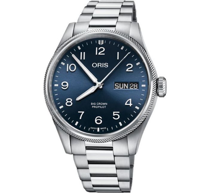 Big Crown ProPilot Big Day Date Blue Steel - Oris 