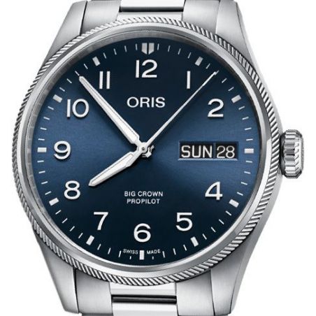 Big Crown ProPilot Big Day Date Blue Steel - Oris 