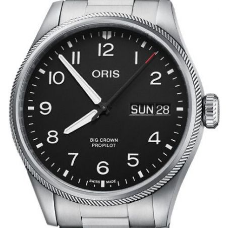 Big Crown ProPilot Big Day Date Black Steel - Oris 