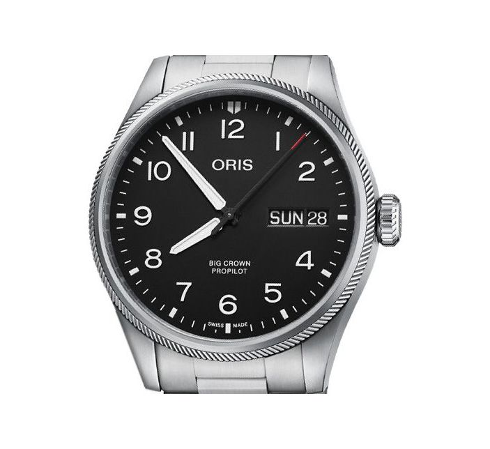 Big Crown ProPilot Big Day Date Black Steel - Oris 