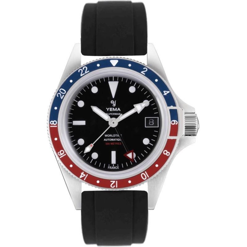 Montre Yema Superman 500 GMT Pepsi Rubber