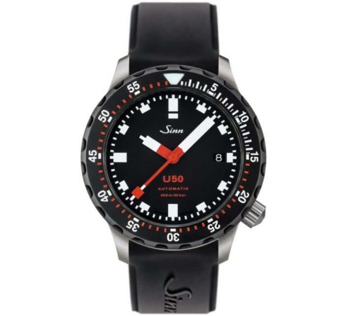 Montre Sinn Diving Watch U50 SDR Tegiment Silicone Strap