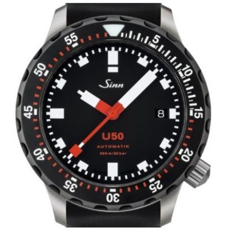 Montre Sinn Diving Watch U50 SDR Tegiment Silicone Strap