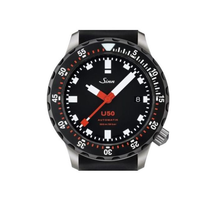 Montre Sinn Diving Watch U50 SDR Tegiment Silicone Strap