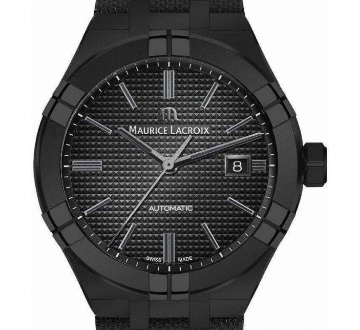 Aikon Automatique 42mm PVD Noir/Cuir - Maurice Lacroix 