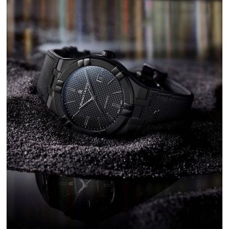 Aikon Automatique 42mm PVD Noir/Cuir - Maurice Lacroix 