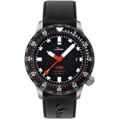 Montre Sinn Diving Watch U50 SDR Silicone Strap