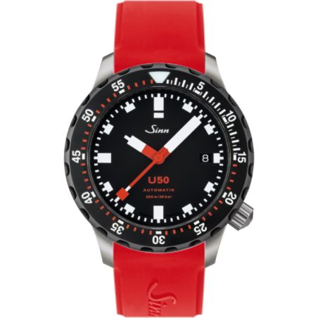 Diving Watch U50 SDR Silicone Strap - Sinn