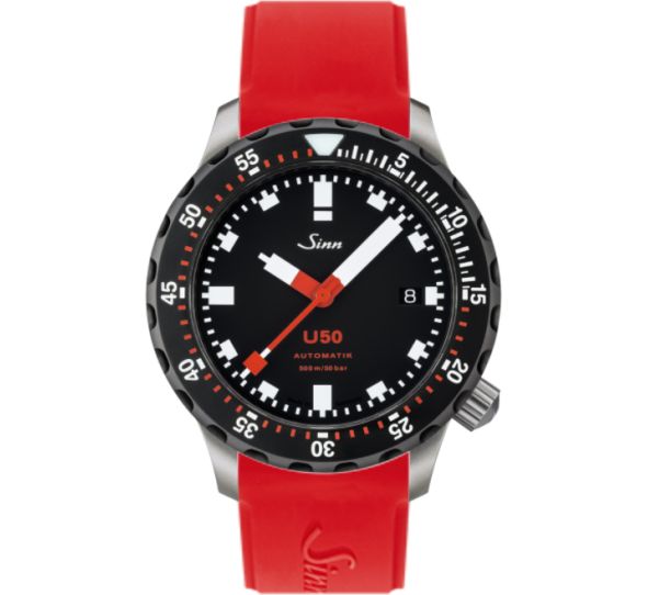 Diving Watch U50 SDR Silicone Strap - Sinn