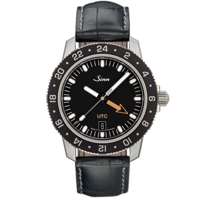 Sporty Watch 105 St Sa UTC Leather Strap - Sinn