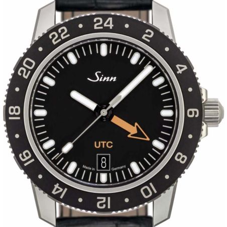 Sporty Watch 105 St Sa UTC Leather Strap - Sinn