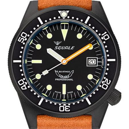 1521 PVD Black Leather - Squale