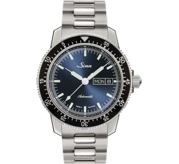 Classic Pilot Watch 104 St Sa I B Solid Strap - Sinn