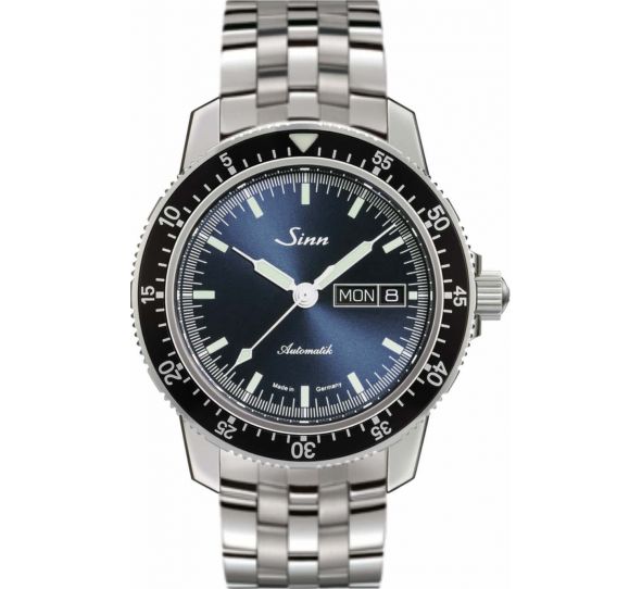 Classic Pilot Watch 104 St Sa I B Solid Strap - Sinn